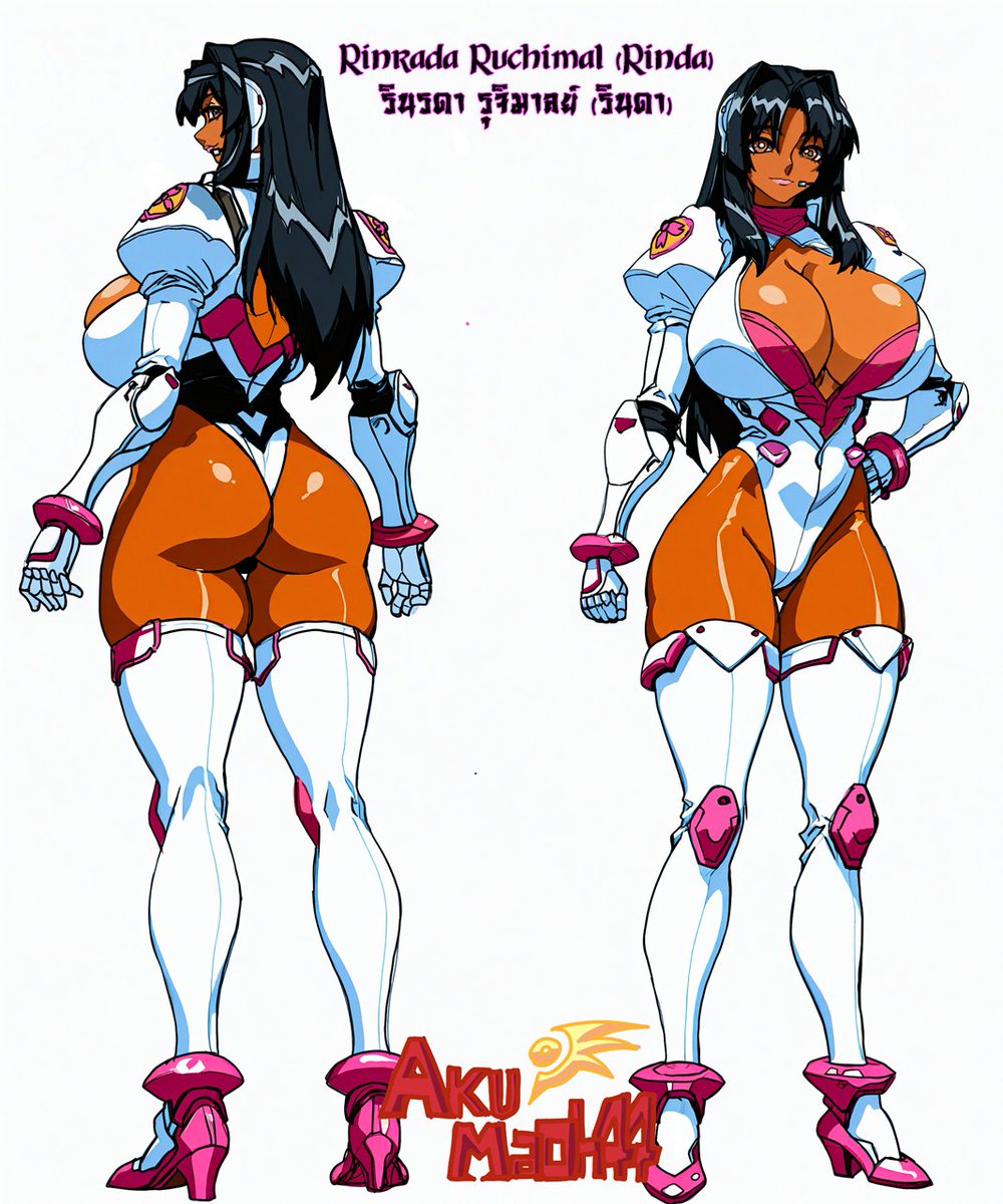 AkuMaou_44's tweet photo. Commission work from a Thai artist.
Yes, from the same country as me!
And the character I drew is also Thai.
The style is a bodysuit mixed with a pilot/robot suit.

The main colors are white and pink

The character's name is as shown in the image.
It's fun to color darker skin tones once in a while.
This time I drew both the front and back.

งานคอมมิชชั่นจากชาวไทย 
ประเทศเดียวเดียวกันนี่ละครับผม

และ ตัวละครที่วาด ก็เป็นตัวละครคนไทยเช่นกันครับ
แนวชุดบอดี้สูท ผสมชุดนักบิน ไพล็อตหุ่นยนต์ด้วยครับ

เน้นโทนขาวกับชมพูเป็นหลัก

ชื่อตัวละครก็ตามรูปเลยครับ
นานๆครั้งจะได้ลงสีผิวเข้มๆสักทีนึง มันก็สนุกดีครับ 

งวดนี้ได้วาดทั้งด้านหน้าและด้านหลังเลย