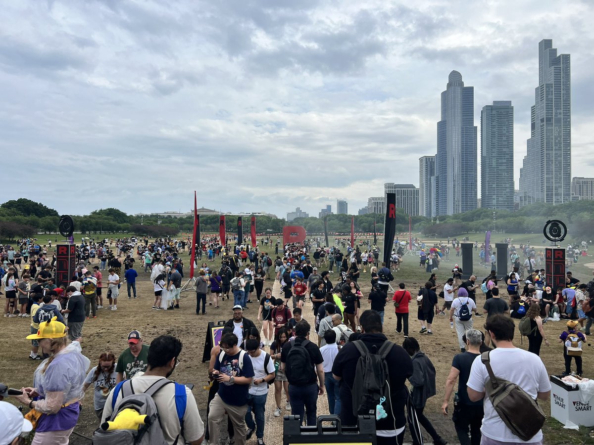 PkmnMasterHolly's tweet photo. 🥳🎉 Pokémon GO Fest Chicago 2026 is wrapped up with a shiny bow! ✨ Honestly, this was my best GO Fest so far. Making a video now! Thank you to all the trainers who attended and made this celebration really special! ❤️ Hyped for Global GO Fest! #pokemongo #pokemongofest https://t.co/cj0uwe6UJq