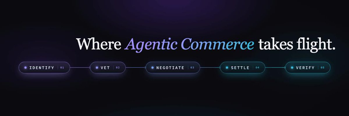 demos_network's tweet photo. Demos Network

Where Agentic Commerce takes flight. https://t.co/rzrIlmJ6xP