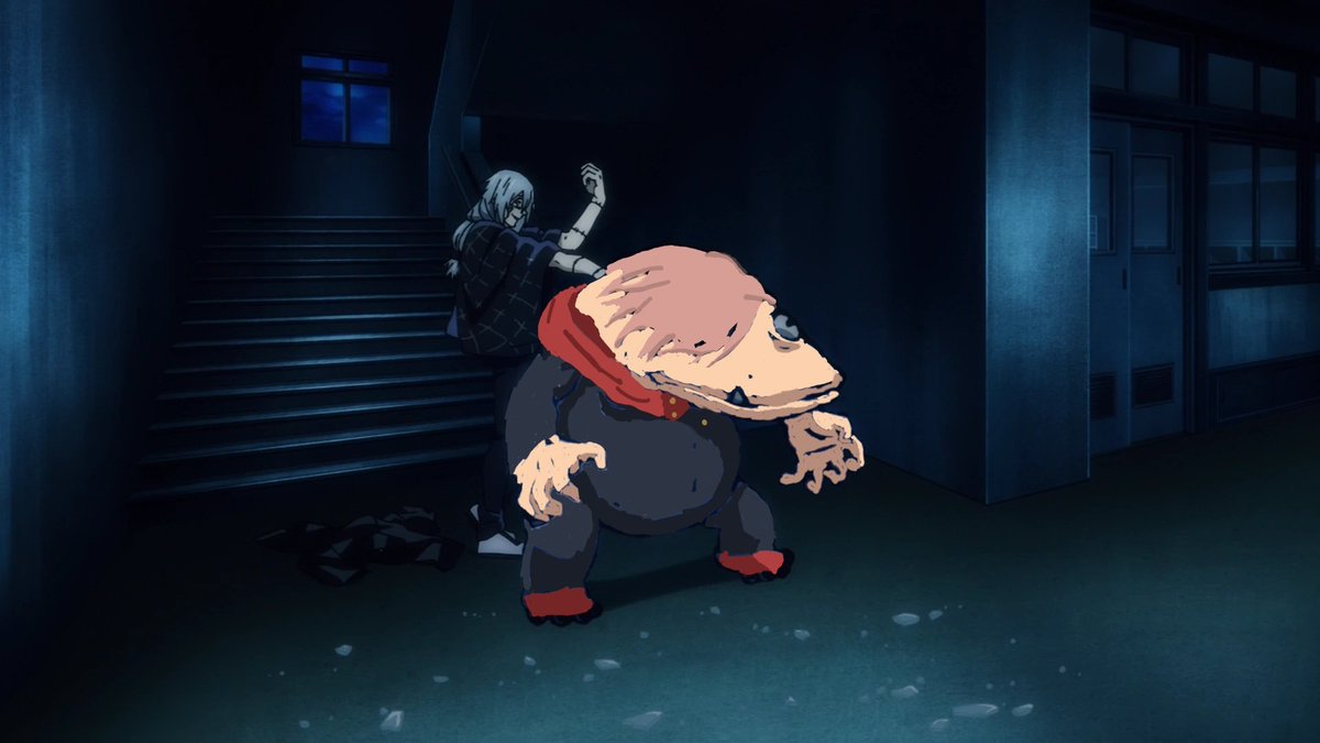 Fingerpaint1000's tweet photo. What if yuji transformed into junpei out of grief 🤔 https://t.co/wxoBWTkTvB