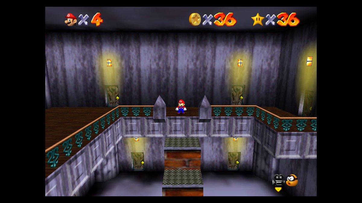 JosephAGamer's tweet photo. Big Boo's Haunt was one of my favorite levels in Super Mario 64 when I was a kid. It's still a cool area, but several of its Stars are annoying and I'm now sure how I ever figured out to get them without the internet. https://t.co/3cBZN4xNI1