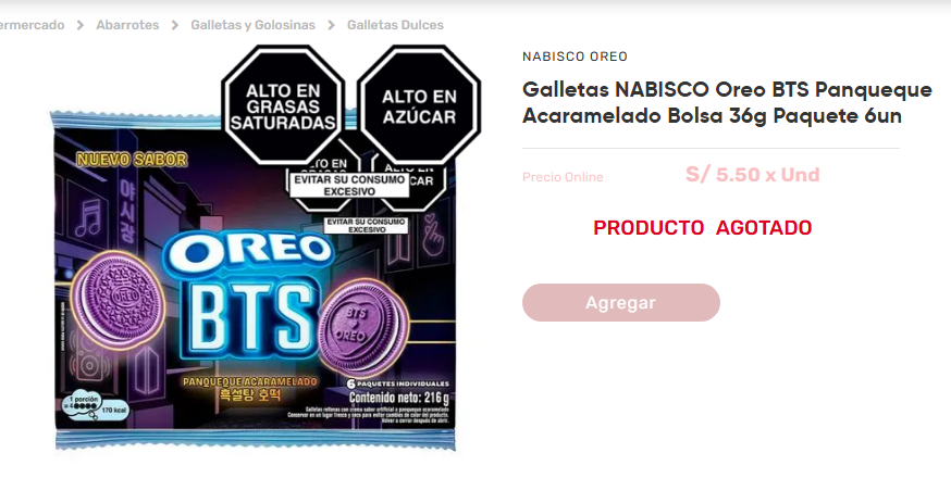 ithvnath's tweet photo. pq en plaza vea salen las Oreo de BTS si se supone que llegarían el 1 de julio??😭😭 que fuee oreo perú PQ ME MIENTEEN https://t.co/AAfeCIzOJp