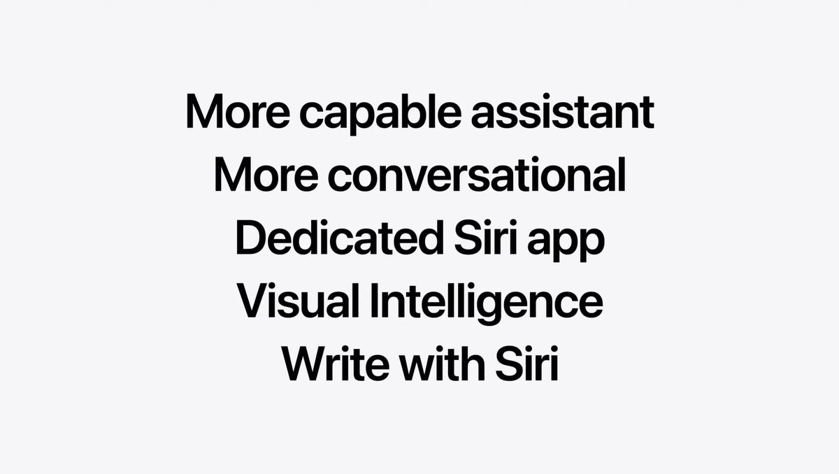 9to5mac's tweet photo. Siri is now Siri AI, powered by Apple Intelligence https://t.co/ZcpOItkNUZ