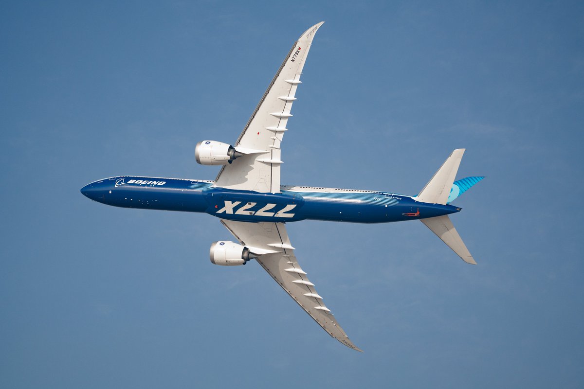airwaysmagazine's tweet photo. 🔴  The FAA has approved Boeing to proceed with TIA Phase 4B certification testing for the 777X. The phase includes avionics, stability and control, and human-factors evaluations. https://t.co/bhLEg4WZe3