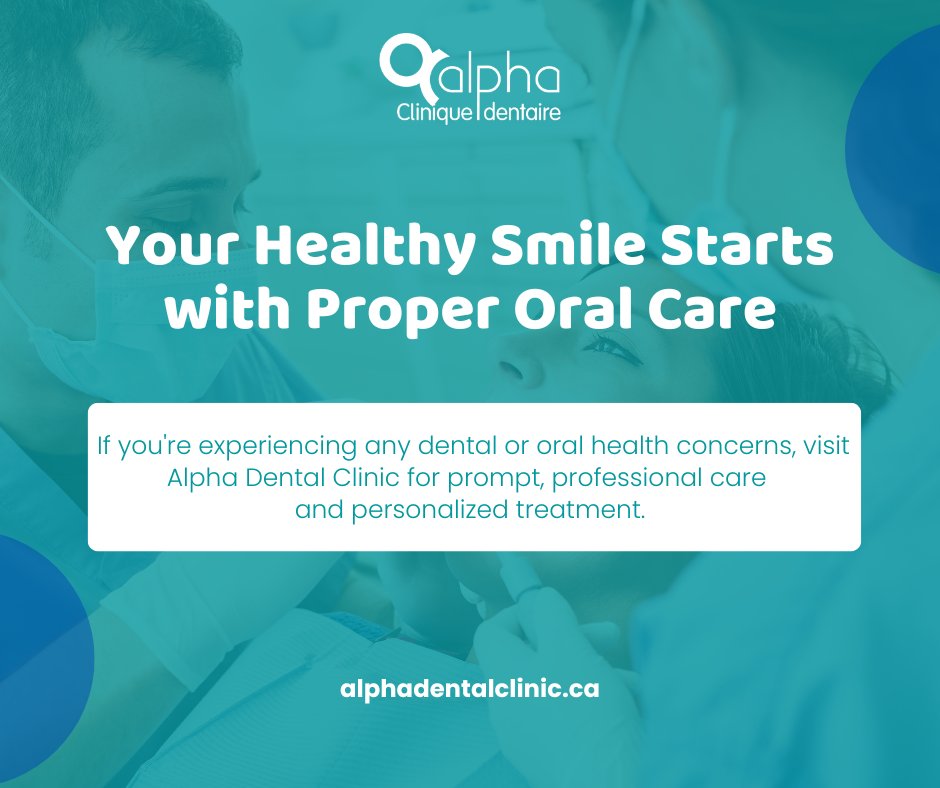 alphadentaire's tweet photo. ✨ A healthy smile starts with proper oral care.

😊 Take the next step toward a healthier smile.
📅 Schedule your appointment today:
 https://t.co/Z84CsRWzbG

#HealthySmile #OralHealth #DentalCare #MontrealDentist #Smile #PreventiveCare #DentalClinic #HealthyTeeth #SmileHealthy https://t.co/uQy9bgv5ia