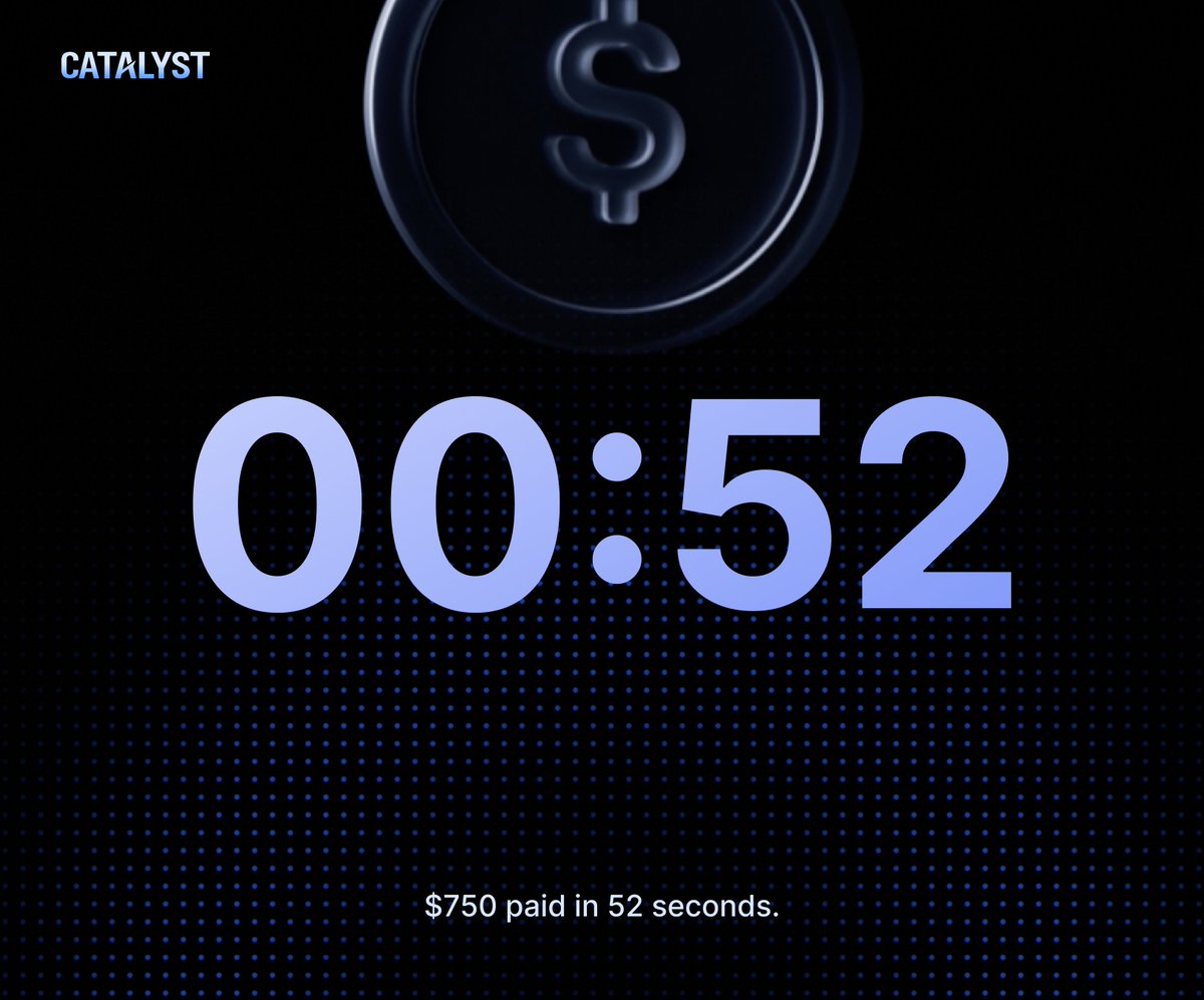 predictcatalyst's tweet photo. ⏱️ $750. Paid in 52 Seconds.

Most firms make you wait days or weeks for a payout. Catalyst does things differently.

No profit splits. No payout windows. No unnecessary delays.

🔥 See the difference for yourself. Use code LAUNCH50 for 50% OFF your Catalyst Challenge. https://t.co/r5ClQS4WfK