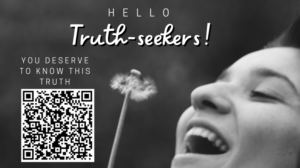 DailyBibleTruth's tweet photo. If you seek real truth, then you deserve to read and learn this one now! Scan the QR code for this amazing discover. #TruthBTold #freebies #likeandshare #ReadingTheWord https://t.co/v6whrPZZhV