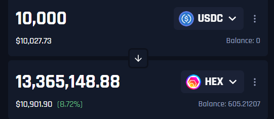 braathex's tweet photo. Wow HEX Pulsechain 👀 https://t.co/fDrtvfZMWo