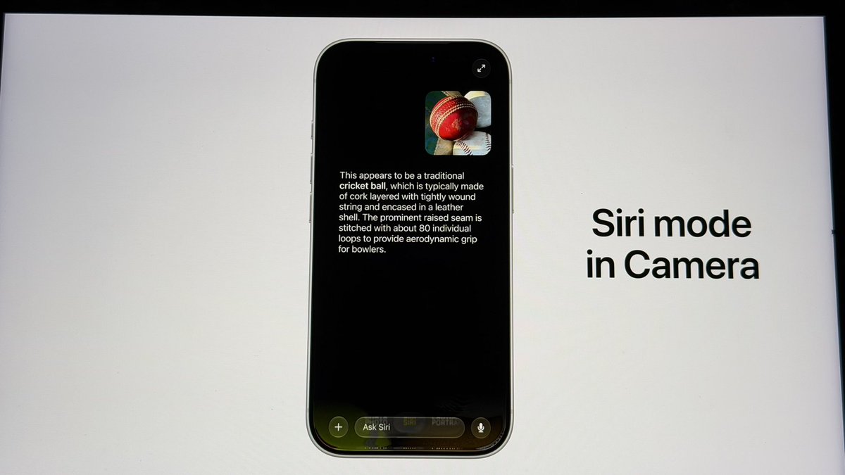 techdroider's tweet photo. iOS 27 - Siri mode in Camera https://t.co/QnjcOWk89X