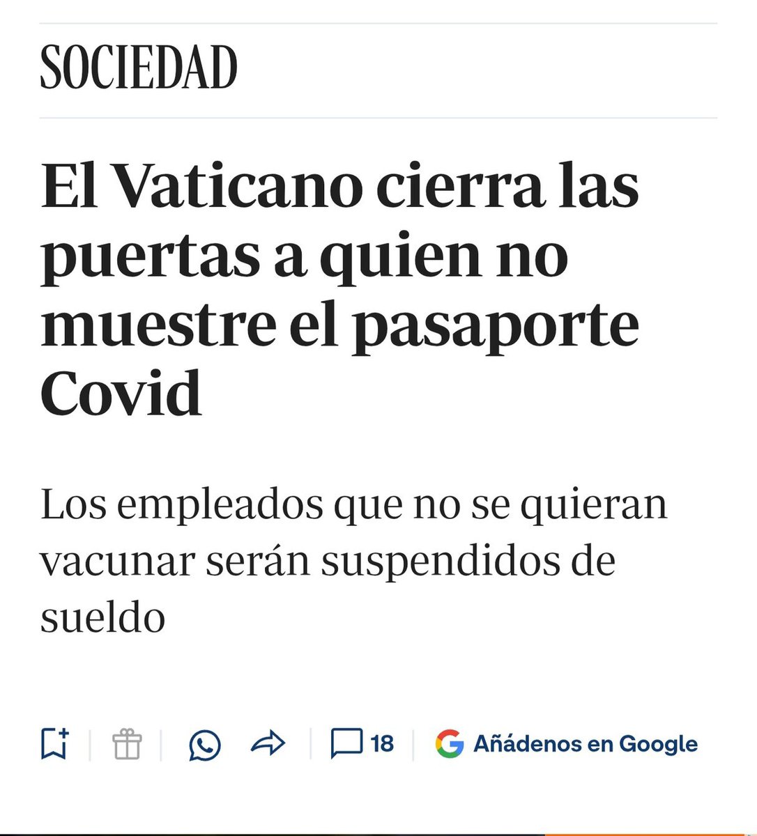 PostPlandemia's tweet photo. ⛪️ La Iglesia...el Papa, ni olvido ni perdono. https://t.co/uKMcAqrgb5