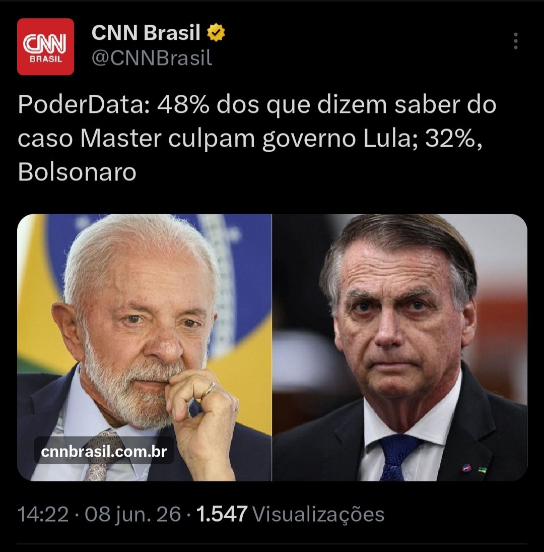 taoquei1's tweet photo. Tentaram colar o Master no Bolsonaro, mas aí aconteceu um negocio chato...
O povo parece imune as narrativas. https://t.co/UqTfZoGer7