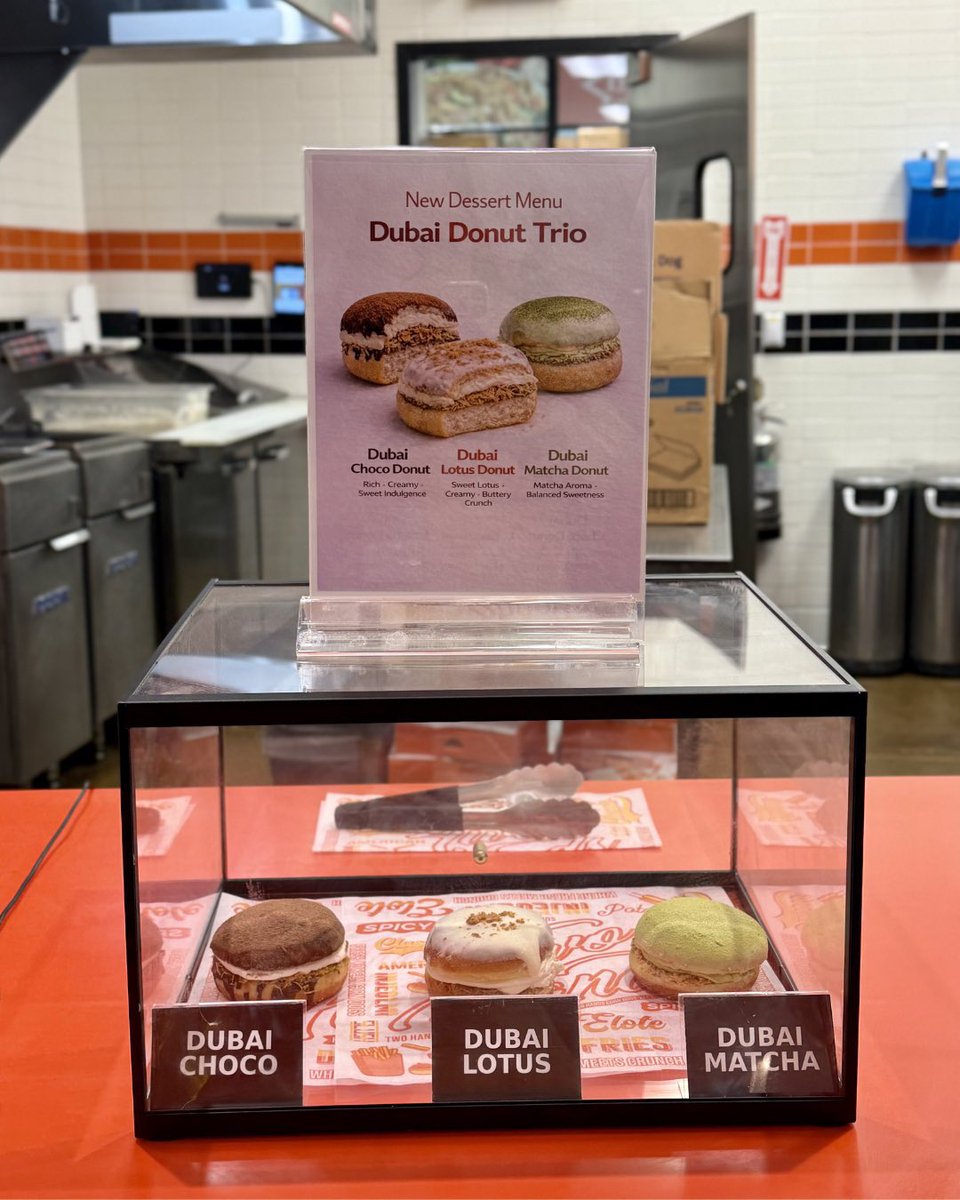 annexfoodhall's tweet photo. New sweet treats just dropped at Two Hands Corn Dogs. Try the viral Dubai Donuts flavors everyone's craving, available Thursday-Sunday. 🍩 

🍫 Dubai Choco 
🤎 Dubai Lotus 
🍵 Dubai Matcha https://t.co/h0iUymwpRK
