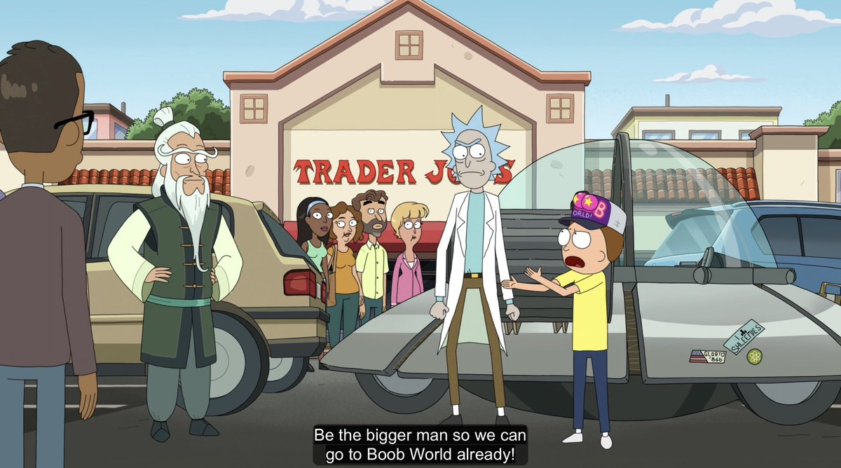 chuchu__yann's tweet photo. waiter waiter more morty acting like a wife to rick! https://t.co/fEd8YrqAO3