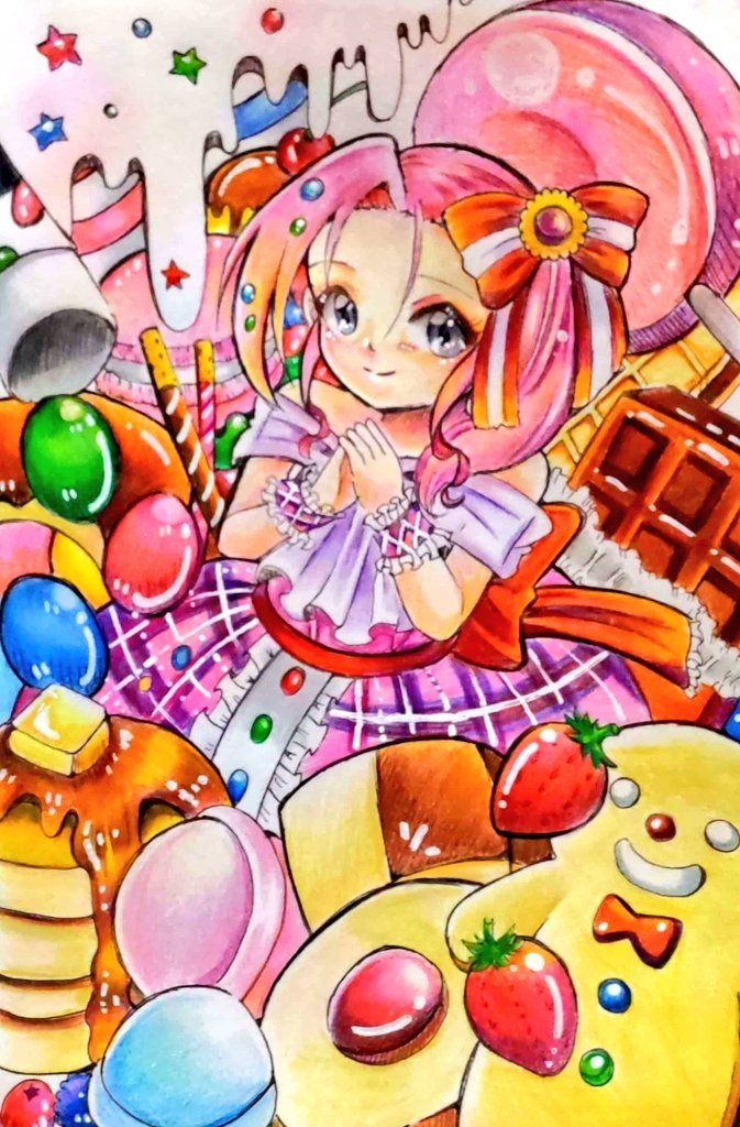 usus4649's tweet photo. #過去絵を投げて絵を描いた気になろうキャンペーン 

最近、お絵描き出来てない💦
とりあえず、過去絵でお茶を濁させていただきます(๑´•ω•)っ🍵 https://t.co/nTOjuOWtmK