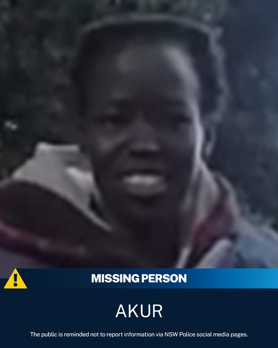 nswpolice's tweet photo. Can you help us find Akur?
https://t.co/NCMPTaVOgf https://t.co/7Eypd6XtrO