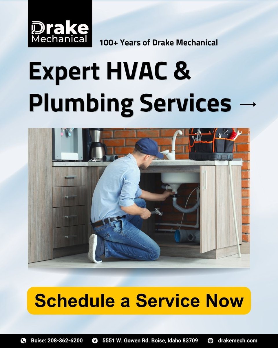 DrakeMechanical's tweet photo. You deserve the best, so give Drake Mechanical a call today!

https://t.co/sBJq6Sr38M

#HVACtech #coupons #plumbing https://t.co/SCC68l6CFa