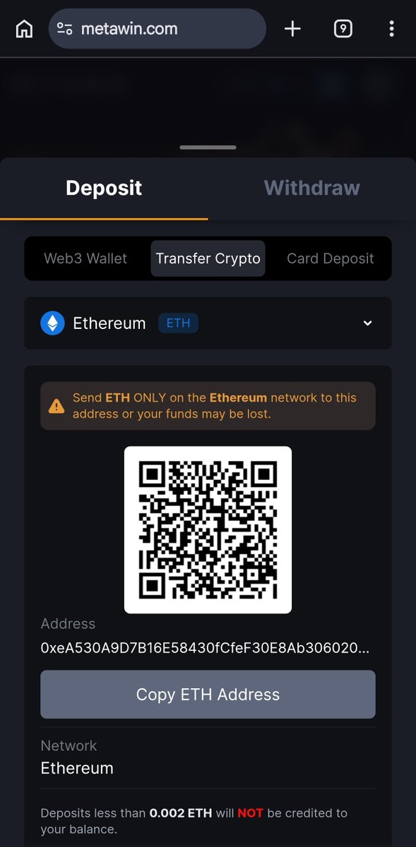 Humannoid's tweet photo. @Jeremybtc @MetaWin MW is my 1st online casino, and just like 1st love, i will always come back to them ❤️

Thanks for the chance

0xeA530A9D7B16E58430fCfeF30E8Ab306020D6c20 https://t.co/YaWEu0x4BW