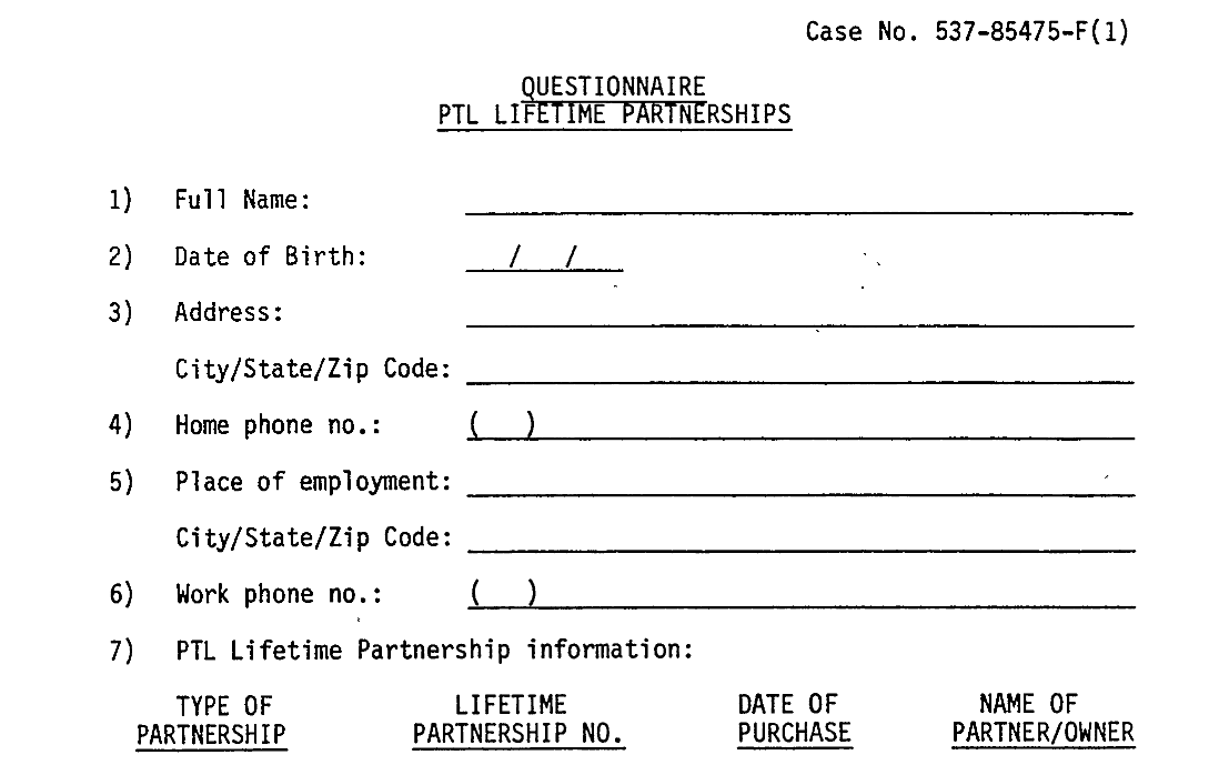 barrybowen's tweet photo. Recently submitted 15 FOIA requests to the FBI, seeking info about deceased religious leaders &amp; evidence of organized crime in churches. The first FOIA response became available. 27 pages for John Wesley Fletcher. Includes FBI questionaire for investigation of Heritage USA. https://t.co/tm2prFDj7N