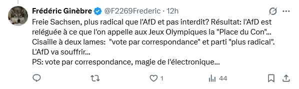 F2269Frederic's tweet photo. Je ne m'arrête jamais aux partis. Pour le cas allemand, c'est in fine l'attitude des services de sécurités allemands, de la Bundeswehr, du patronat/industries, des strates intermédiaires de l'administration fédérale qui comptent. Depuis Décembre 1989, ils ont eu la peau de la RDA, de l'URSS et du Pacte de Varsovie, de la Tchécoslovaquie et de la Fédération Yougoslave; aujourd'hui les plaines d'Ukraine... Globalement les objectifs stratégiques IIIème Reich, qui étaient la continuation du IIème. Mais il faudra quand que Moscou et Berlin finissent par s'entendre... Par contre, pour nous Français, rien de bon en perspective. Derrière l'hystérie anti-russe qui sert d'écran, Berlin et Varsovie se sont lancés dans une course aux armements...