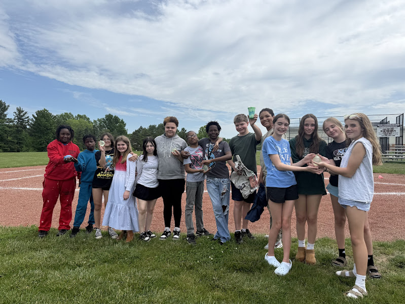 woodridge's tweet photo. 🎈💥 Balloon Bust Challenge at the HS! 6th graders used STEM, teamwork &amp; a $20 budget to design containers to protect water balloons from a 25-ft drop. From bubble wrap to packing peanuts, creativity was on full display—several balloons survived the drop! 💪🎉 https://t.co/MZTE9o7F9q