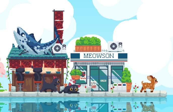 nochi_games's tweet photo. 🚀🐈 Cat Isle - playtest version!  Come hang out with me as we design a purrfect island to lure in the cats. 
ヾ(•ω•`)
https://t.co/eH9MOpI96Q

@pixelduckoo https://t.co/xlqrYgsDBZ