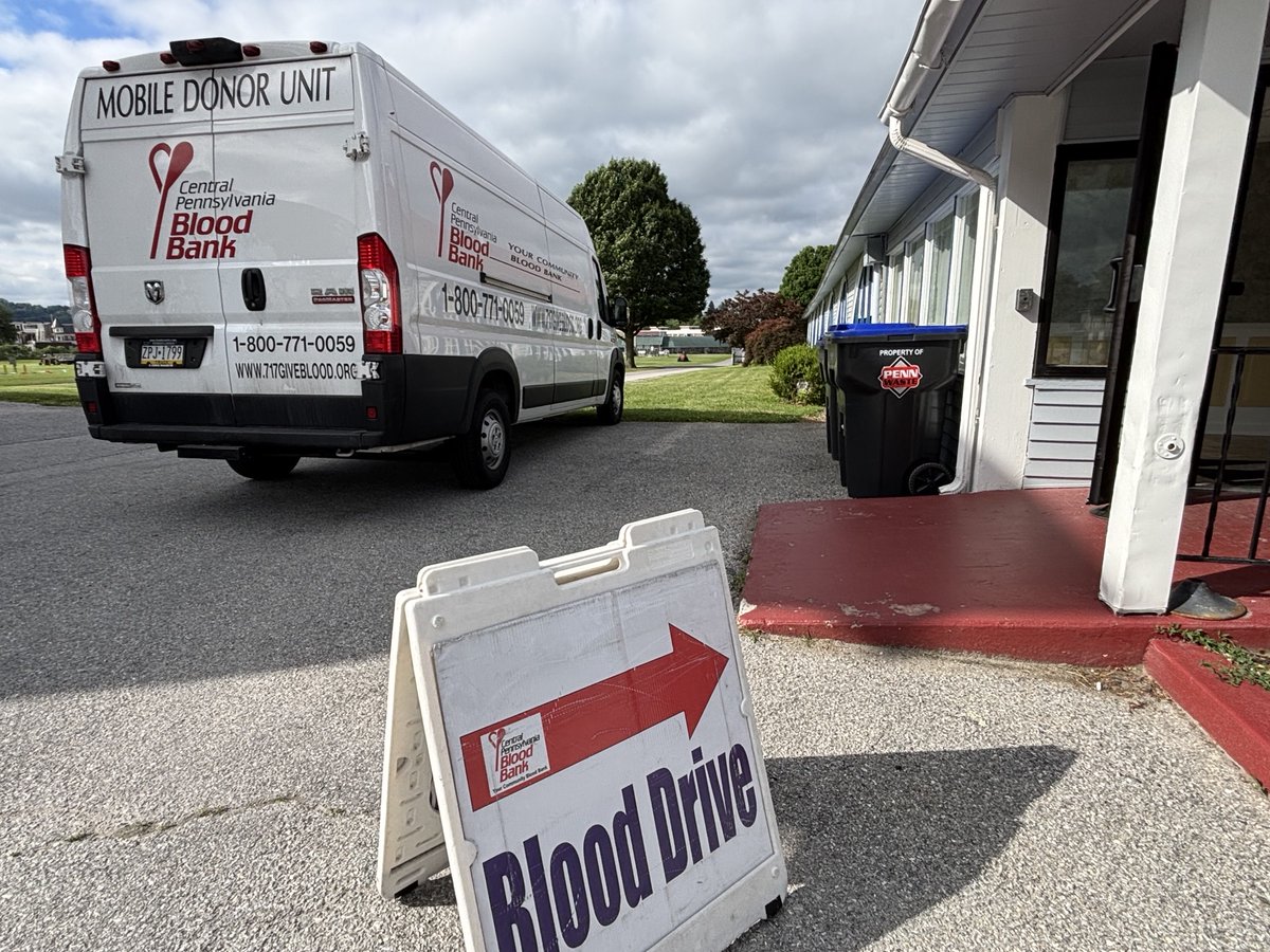 YCOEM's tweet photo. York County OEM Public Information Officer Ted Czech hadn't given blood since high school -- and that was many years ago -- so he figured it was time. And what better occasion than Lt. Dave Godfrey Replenishment Blood Drive at the York County Fairgrounds on Monday. https://t.co/ZIyU3cYw7I