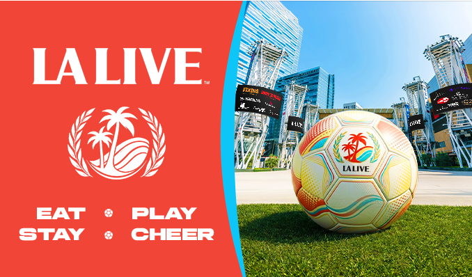LALIVE's tweet photo. Eat, Play, Stay and Cheer this summer as the world’s biggest soccer tournament comes to LA. Head over to L.A. LIVE to enjoy food and drink offerings from over 20 restaurants and catch every match. The action begins June 11 through July 19! https://t.co/11KX7WYAXH