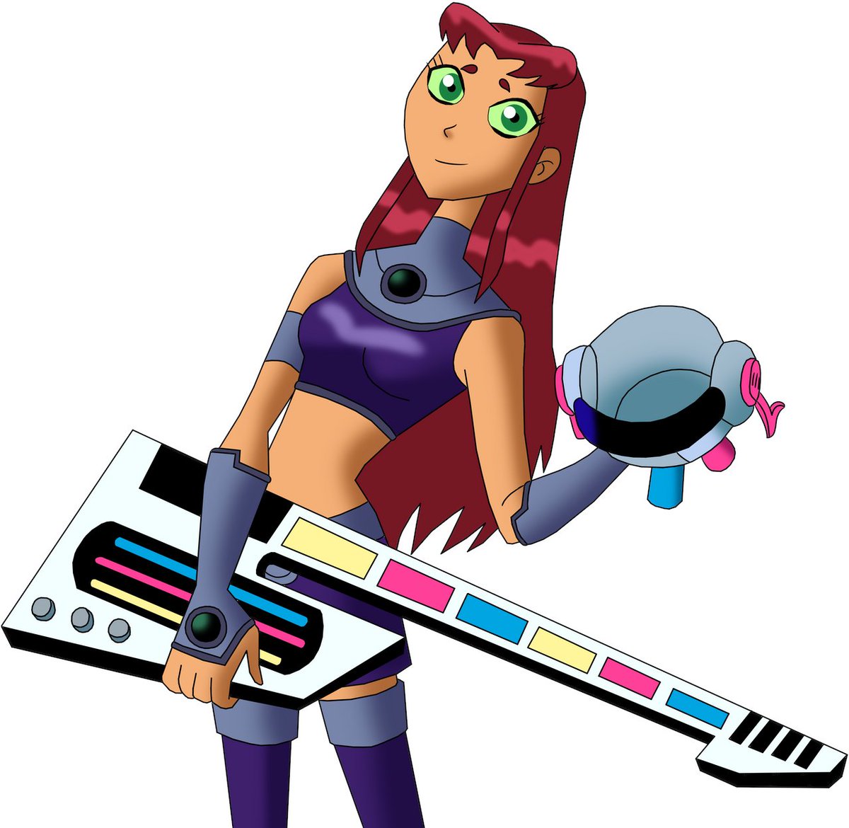 KaySaravo's tweet photo. #Fanart #FanartFriday #Cartoon #DigitalArt #LooneyTunes #artistsontwitter #Starfire #TeenTitans #dccomics #Girl #Cute #Raven https://t.co/JgwZrgwQHT