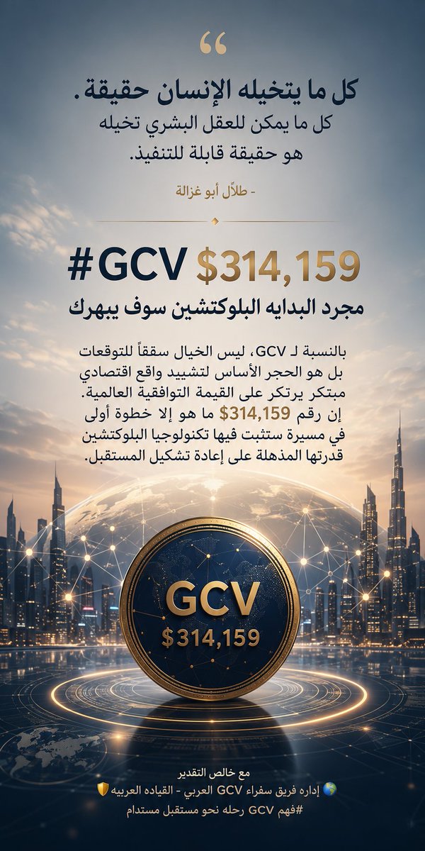 Lowcupking's tweet photo. Everything that a human can imagine is reality.
Everything the human mind can conceive is a reality that can be implemented.

— Talal Abu-Ghazaleh

#GCVIndustryAlliance #PiUtility #PaywithPi #GCV314159 #PiNetwork https://t.co/jpDpk9G2j9