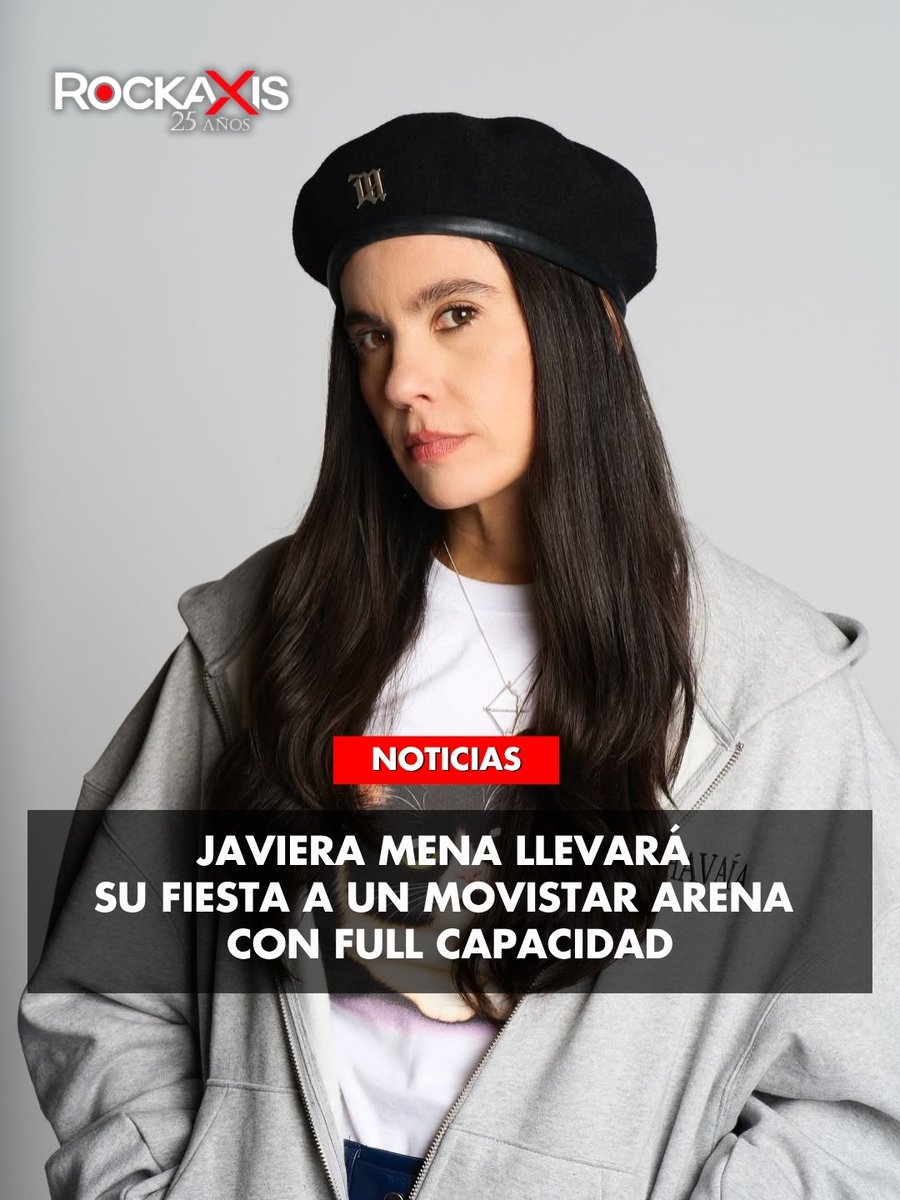 rockaxisoficial's tweet photo. ✨🎉 Javiera Mena hará historia en el Movistar Arena! 🎉✨

La celebración de los 20 años de “Esquemas Juveniles” sigue creciendo y, tras agotar rápidamente las primeras localidades, el concierto del próximo 9 de diciembre ampliará su capacidad para recibir a más fanáticos en una noche que promete ser inolvidable 💖🎶

🎟️ Entradas disponibles desde el 9 de junio vía @puntoticket

🔗 Más info. aquí! 👉 https://t.co/CcaKn2ddWx

💬 ¿Qué te parece? 🧐

@lotusmusica