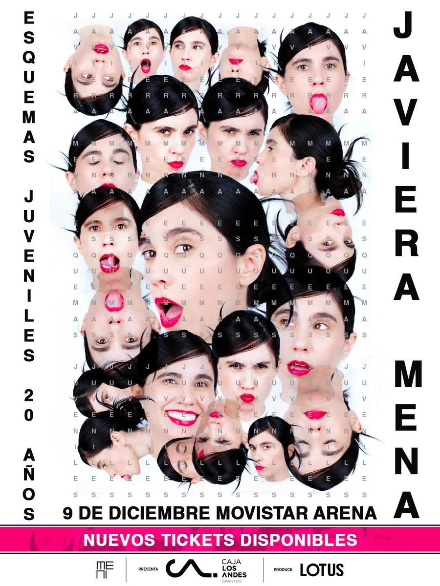rockaxisoficial's tweet photo. ✨🎉 Javiera Mena hará historia en el Movistar Arena! 🎉✨

La celebración de los 20 años de “Esquemas Juveniles” sigue creciendo y, tras agotar rápidamente las primeras localidades, el concierto del próximo 9 de diciembre ampliará su capacidad para recibir a más fanáticos en una noche que promete ser inolvidable 💖🎶

🎟️ Entradas disponibles desde el 9 de junio vía @puntoticket

🔗 Más info. aquí! 👉 https://t.co/CcaKn2ddWx

💬 ¿Qué te parece? 🧐

@lotusmusica