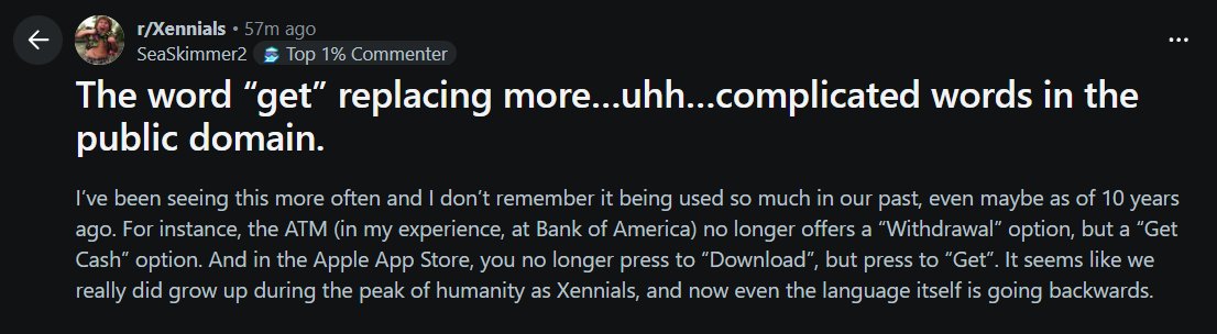 Marbl5N's tweet photo. In another 10-12 years "get" will be replaced by "gibs". 🤭 https://t.co/6yX6KdV9z1
