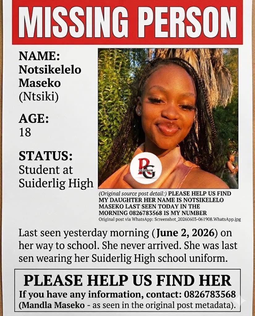 BennieSonamzi's tweet photo. Please repost until she is found https://t.co/YUc4Ret2ZG