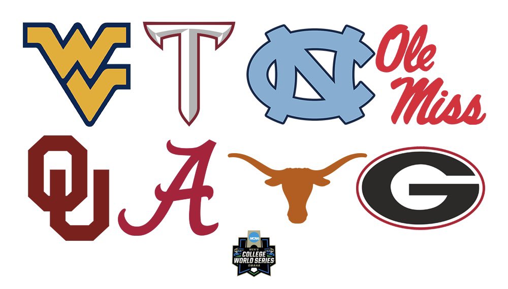 CollegeBSBNews's tweet photo. The 2026 College World Series ⚾️ https://t.co/EBlMQQAGIp