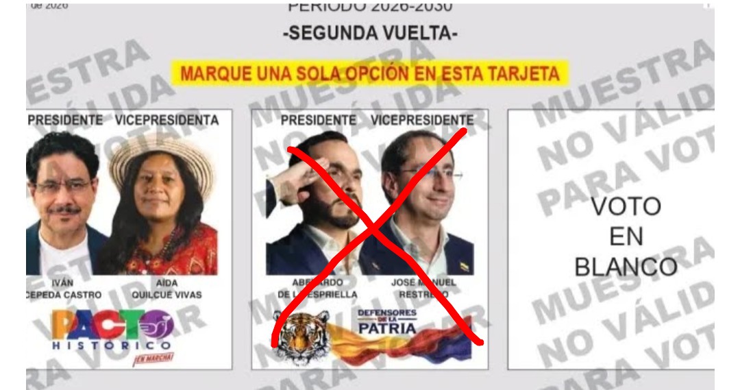 rafalgon's tweet photo. @RevistaSemana @luisalb74900803 Una razón de peso para votar por De la Espriella https://t.co/obUmtxJFHn