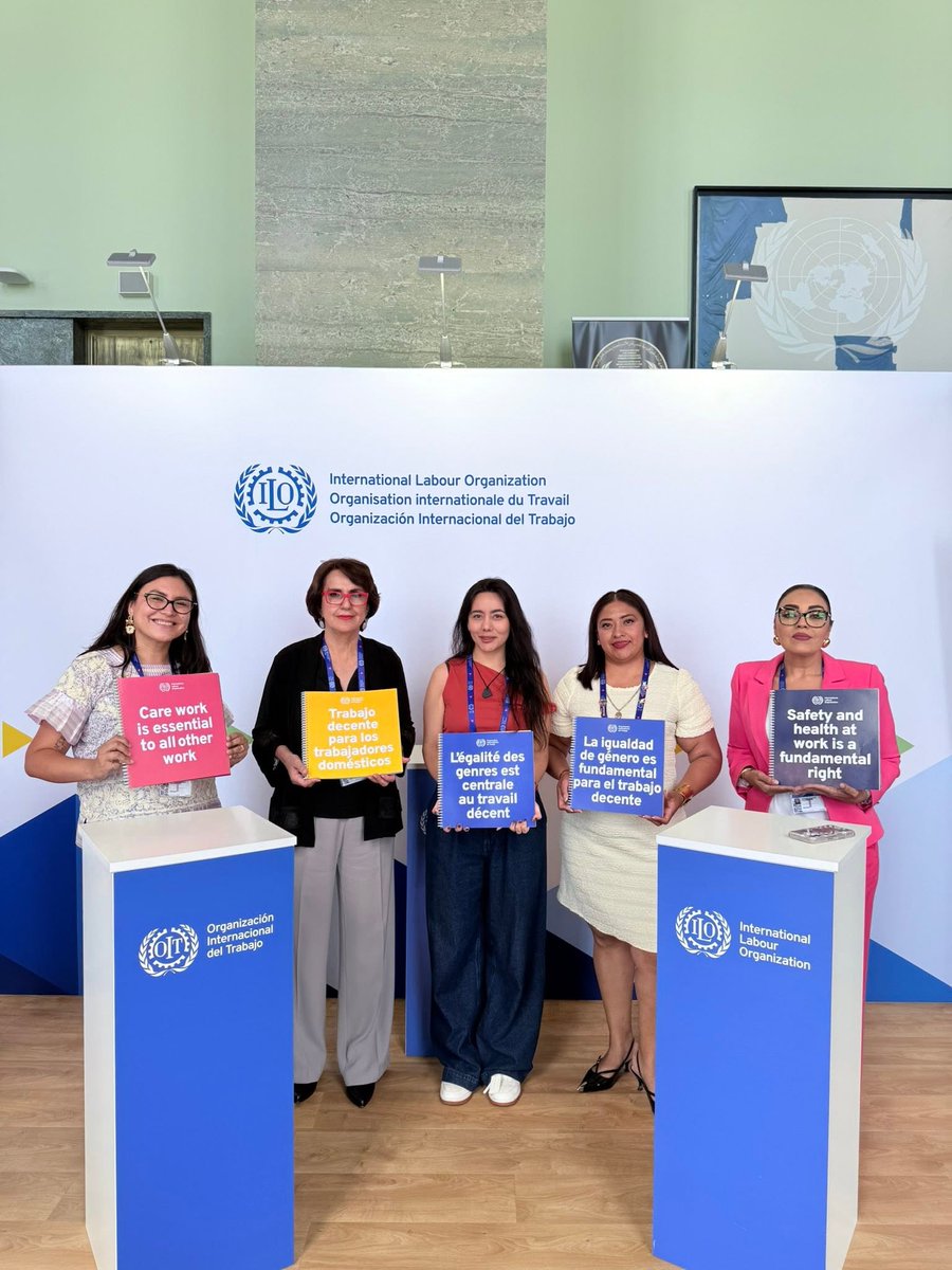 CROCContigo's tweet photo. La CROC Presente en la 114ª Conferencia Internacional del Trabajo de la Organización Internacional del Trabajo @OITAmericas, celebrada en Ginebra, Suiza.Participando en los trabajos de esta gran conferencia internacional, representando la voz de las y los trabajadores de México. https://t.co/Qxhd4VZm1W