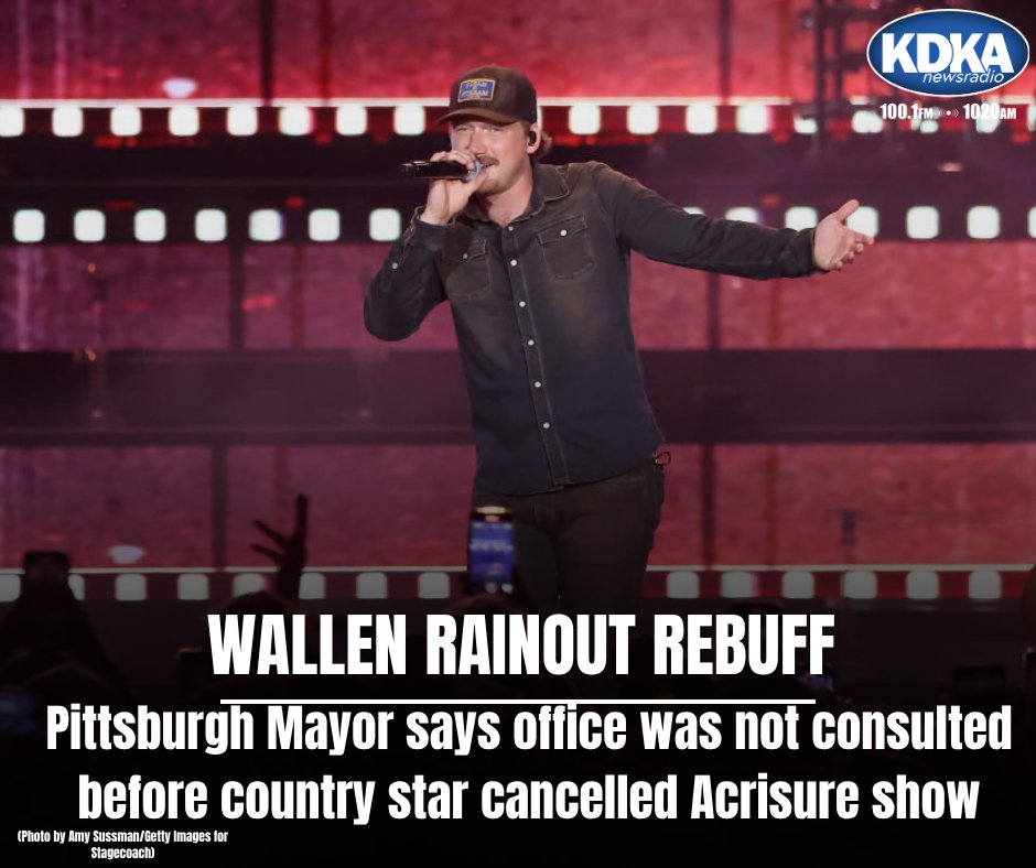 KDKARadio's tweet photo. Wallen said on social media his team worked with city officials.... Mayor O'Connor says they didn't know anything about the show being cancelled. https://t.co/jNAqCyL9mN https://t.co/2u324DSNKo