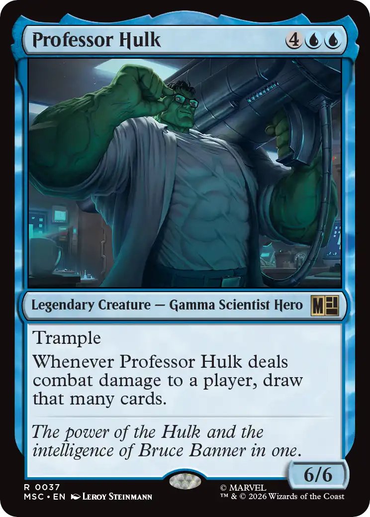 MTG x MARVEL・コマンダーデッキ】 《ハルク博士》