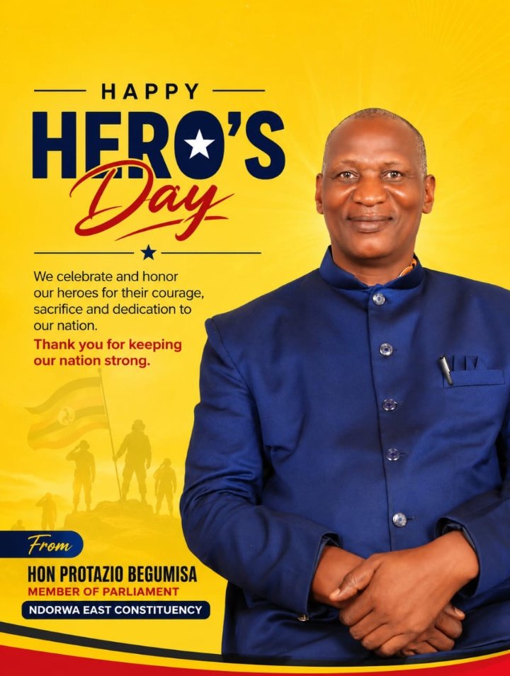 begumiisa62103's tweet photo. Happy heroes day to you all,
"We celebrate and honor our heroes for their courage, sacrifice and dedication to our nation." https://t.co/WvKHr3OVJS