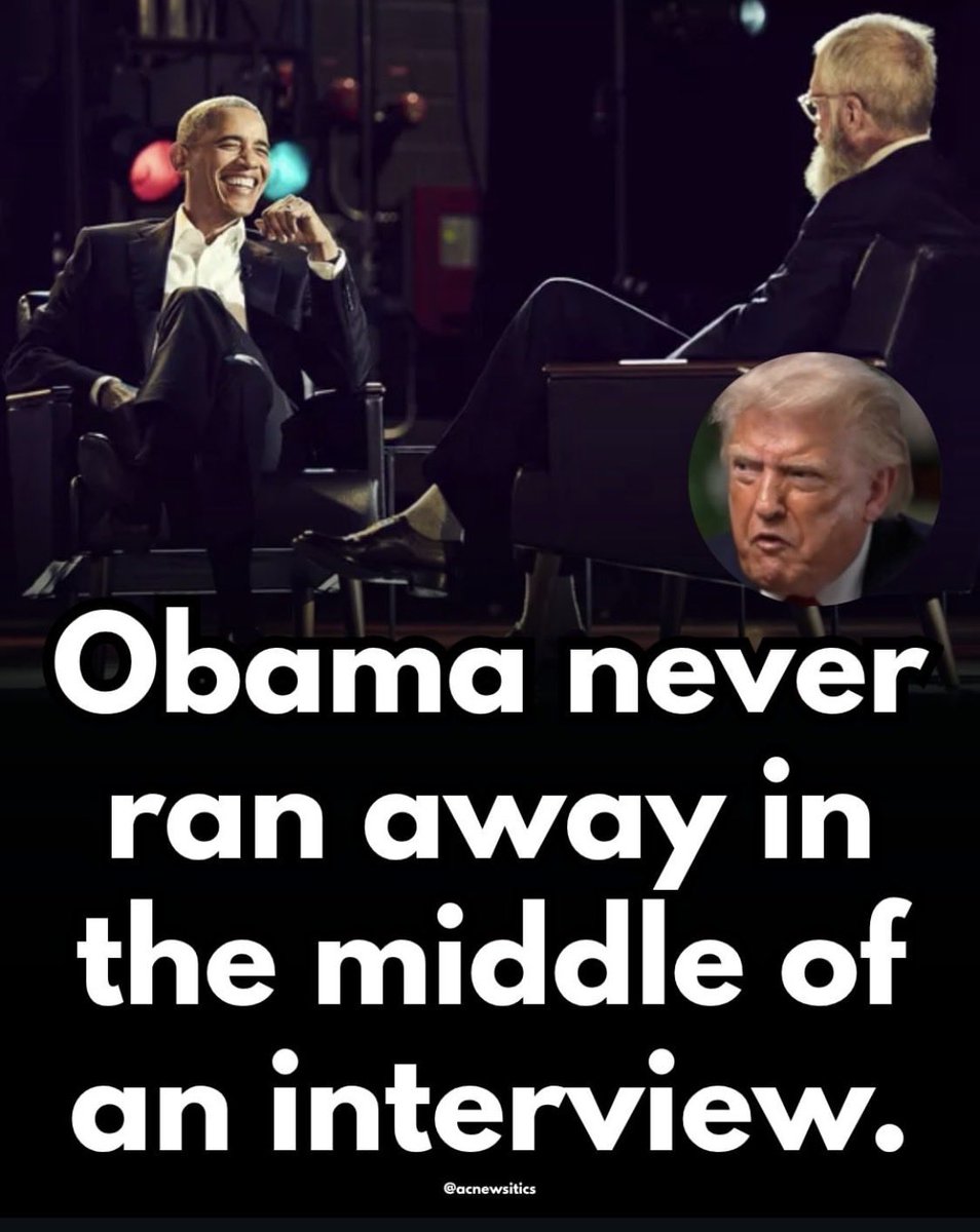 LakotaMan1's tweet photo. That’s because President Obama is an honest, upstanding man. Trump is a fucking lifelong coward who fears things and people he can’t bribe or control. https://t.co/XPPtNdLzBs