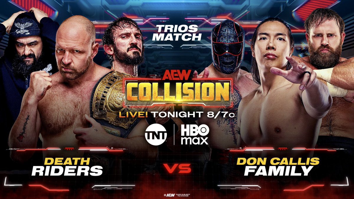 7700saint's tweet photo. All trolling aside though I wish we could get to see Roman teaming with The Bloodline in matches like these. Apart of why I enjoy the Death Riders so much is that they genuinely do feel like a team, and almost every week for the past 13 months they’ve showcased it on television https://t.co/1PruZpRtWt