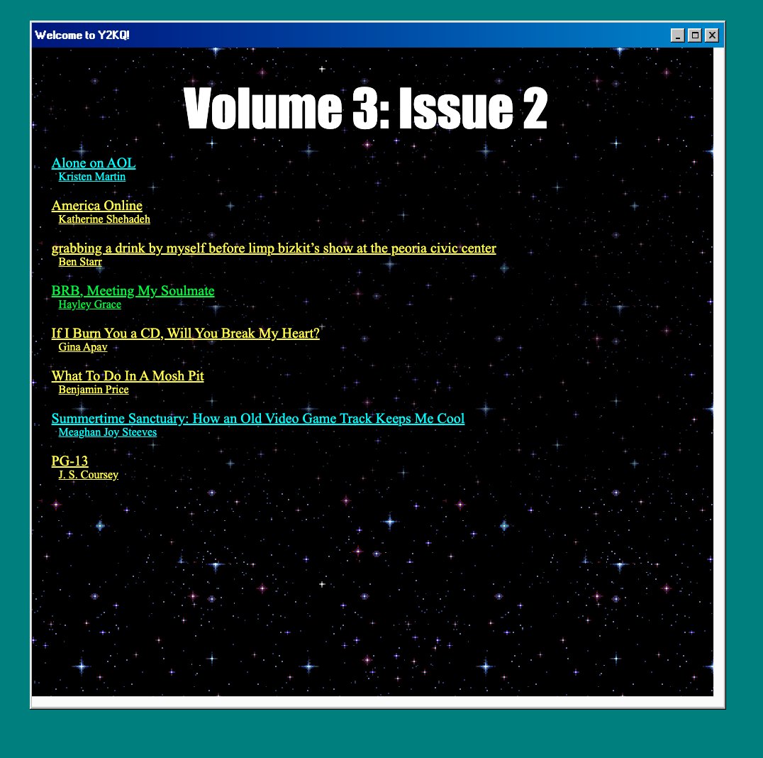 Y2Kquarterly's tweet photo. Issue 10 is out! https://t.co/yVEd2Wd3Gj https://t.co/BmtS4IDHv2