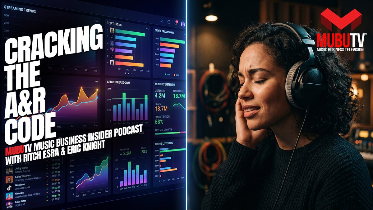 MUBUTV's tweet photo. 🔥 Insiders! This week on the MUBUTV Music Business Insider Podcast: We sit down with Ed Poston, Head of A&amp;R at Symphonic Distribution. He shares what makes an artist stand out, the crucial role of management &amp; how gut + data shape music success! RT Link: https://t.co/1DEbtPnUY1 https://t.co/46Iil4bOgu