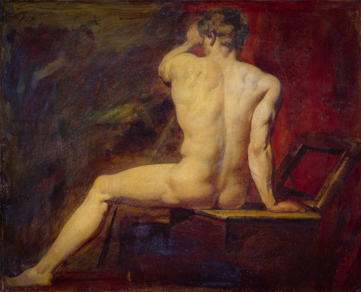 ArtorOtherThing's tweet photo. Study of Male Nude (c.1815-20) - William Etty (1787-1849) https://t.co/KeRnTX7z5i