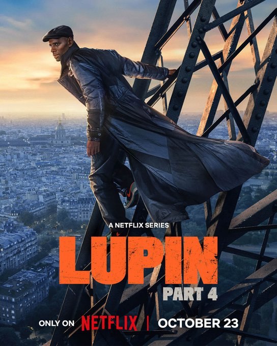 PPatchwork's tweet photo. #Lupin - Avec Omar Sy - Partie 4 dès le 23 Octobre sur #Netflix. https://t.co/wbdWso4n3t