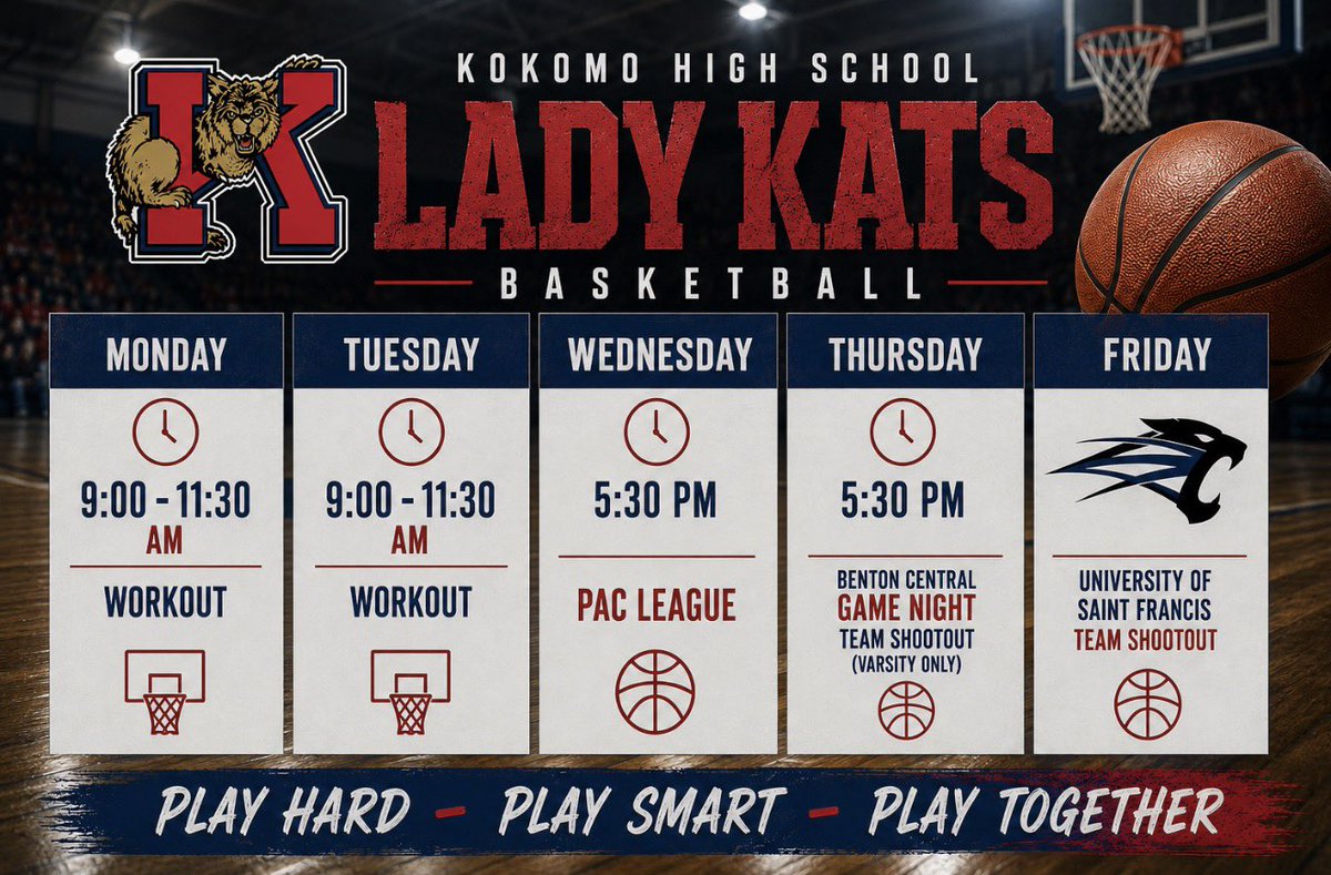KHS_GBB's tweet photo. This Weeks Schedule! ⤵️ https://t.co/yx4X1eSqEB
