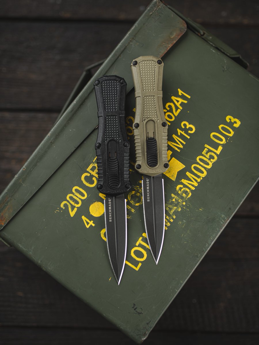 BenchmadeKnives's tweet photo. 20% off for a limited time. Built to be trusted for life.

The kind of gear you don’t think twice about because it’s never let you down.

Strong. Reliable. Consistent.

Shop the Mini Claymore OTF in Ranger Green or Black. https://t.co/jFqvI2SpQU