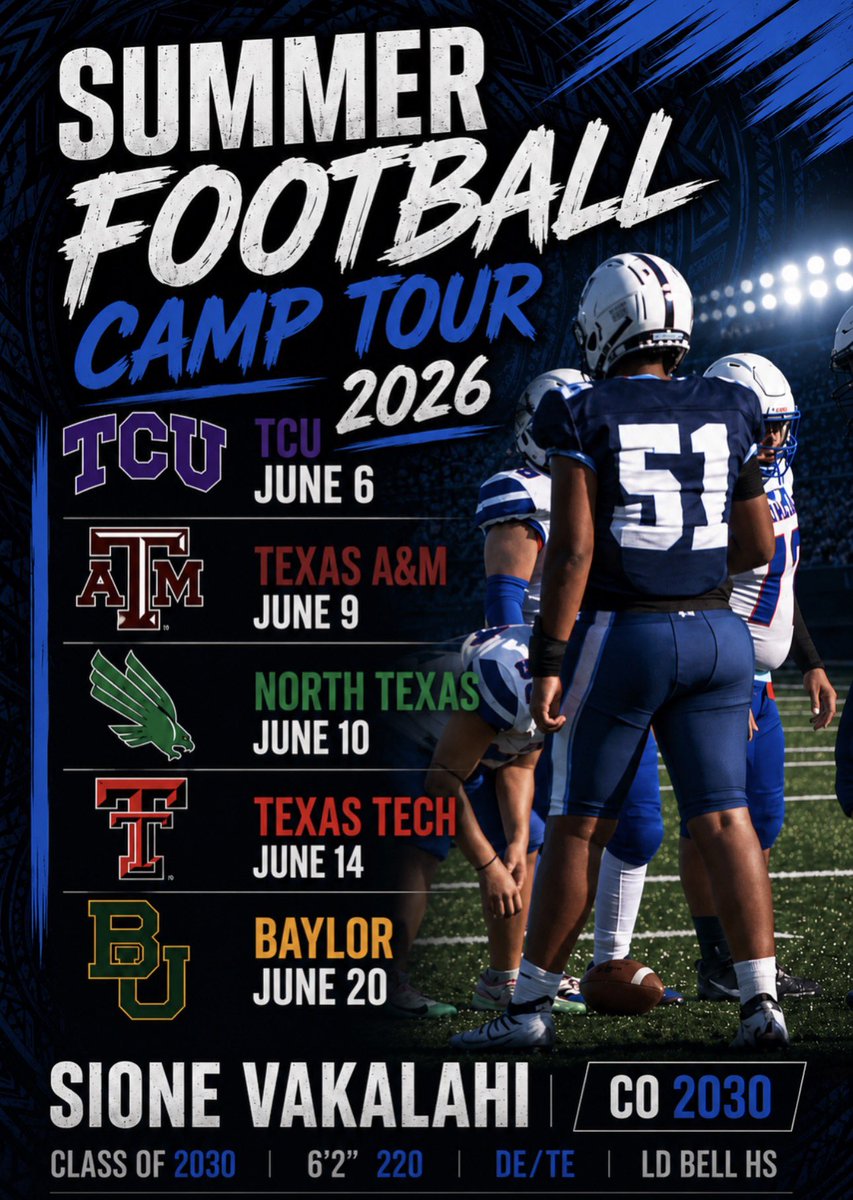 SioneVakalahi_'s tweet photo. Blessed to have the opportunity to compete and get better! Summer grind continues..next stop @AggieFootball! @LDBellFootball @DibbleTj @CoachVakalahi78 @CKennedy247 #God1st #TeamMVP https://t.co/fKw77XazFQ