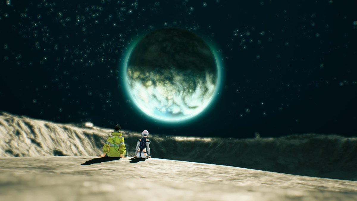 ImMiichi's tweet photo. "La luna está muy silenciosa sin ti.." #WutheringWaves https://t.co/BTBBJz7FY7