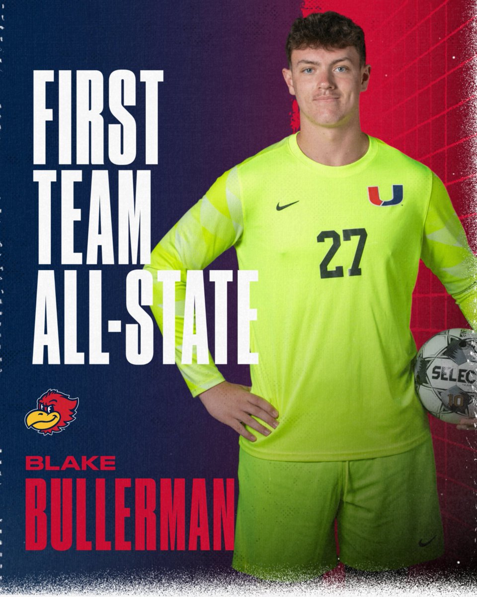 UrbandaleJHawks's tweet photo. Bullerman Named First-Team All-State ⚽

Congratulations to senior Blake Bullerman on earning First-Team All-State honors! He caps off an outstanding career with this recognition to go along with the Boys '25 State Championship! https://t.co/8jlDB0IE7w
